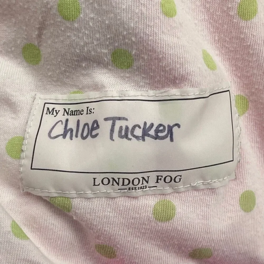 London Fog Girls Pink Hooded Packable Lightweight Water Resistant Jacket Size 7